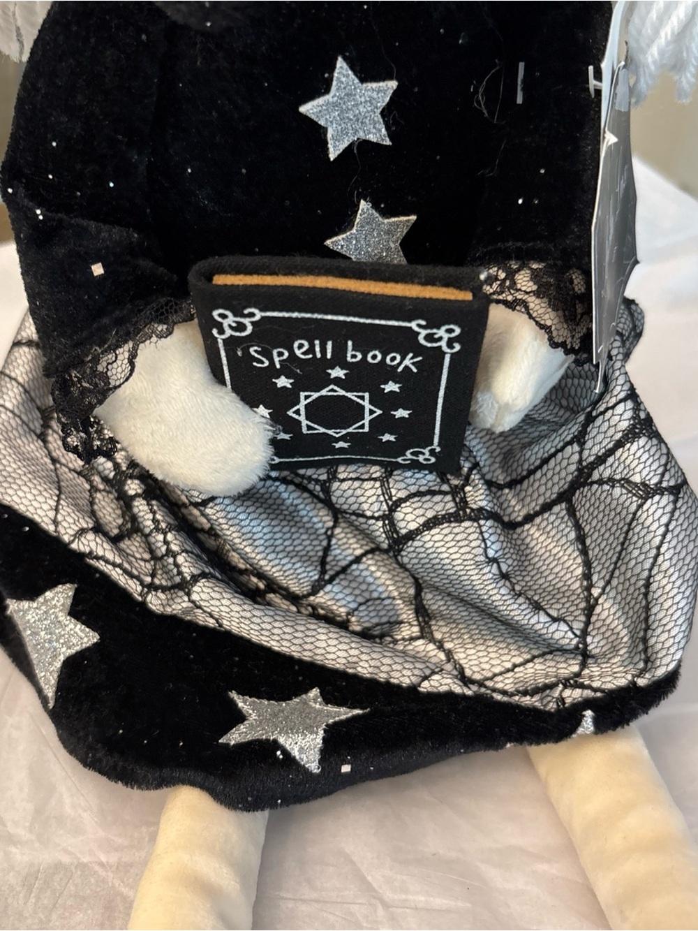 Bella Lux Halloween Shelf Sitter Plush Witch Doll Spellbook New 24“ - Picture 5 of 14